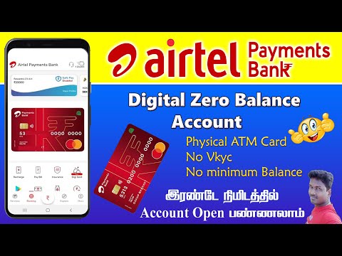 Airtel Payment Bank Account Open 2024 with ATM Card full details in Tamil@Tech and Technics