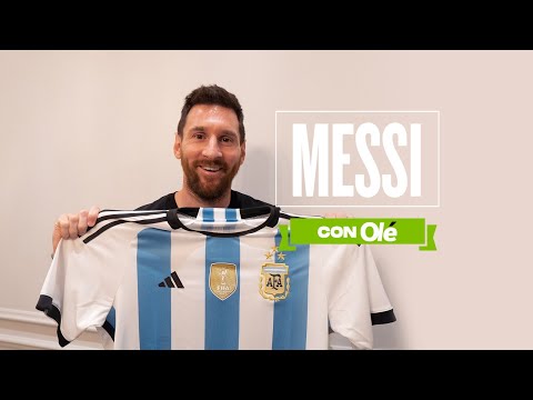 Lionel MESSI mano a mano con Olé en París #MessiConOlé
