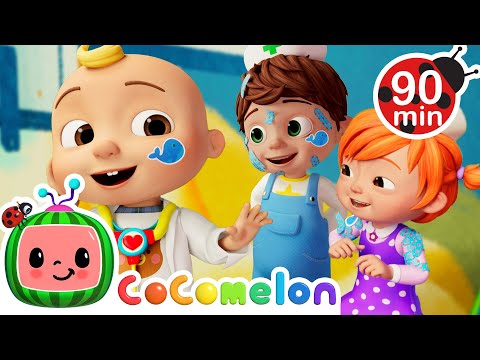 Play with Doctor JJ! (Head, Shoulders, Knees & Toes) 😄🩺 + CoComelon Nursery Rhymes and Kids Songs