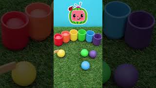 Learn Colors with Rolling Balls #cocomelon  #forkids