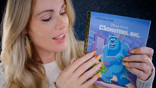 ASMR | DISNEY STORY TELLING BOOK READING | Close-Up Deep Ear to Ear Breathy Whispers (Monsters inc)