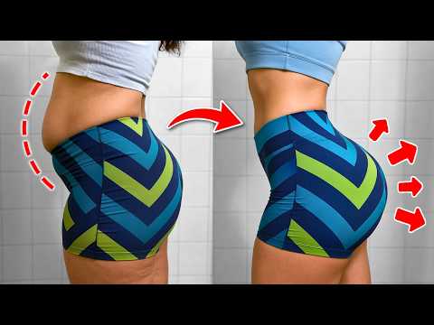 10 Exercícios Fáceis Para Perder Barriga e Aumentar Glúteos! [Treino Para Iniciantes]