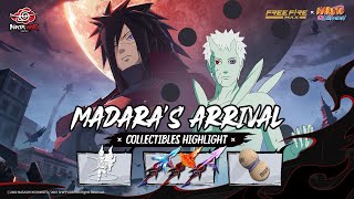 Madara Bundle Is Here | Free Fire MAX x NARUTO SHIPPUDEN