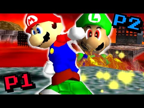 MARIO 64 MULTIJUGADOR ES UN CAOS TOTAL! 😂🔴