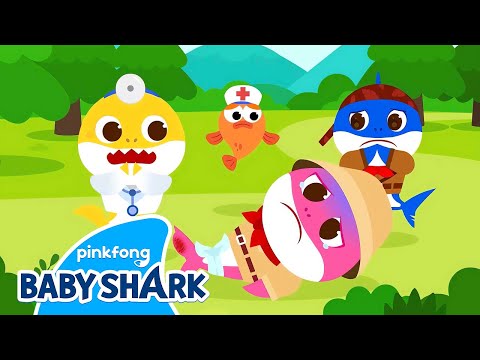 💥OUCH! Shark Family Went to the Hospital! | +Compilation | Baby Shark Doctor | Baby Shark Official