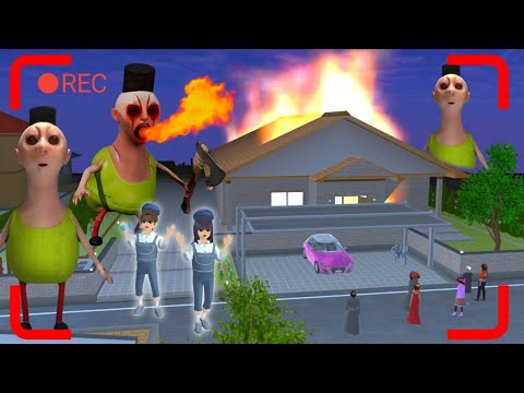 CCTV rekam Hamood Habibi bakar rumah MIO 👺🔥 | #sakuraschoolsimulator #sss 