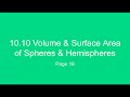 Exploring Volume and Surface Area of Spheres and Hemispheres