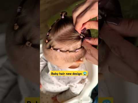 Cutebaby 🍼 baby hair new design 😱 #baby #funny #cutebaby #foryou #cute #hair #shorts #shortvideo