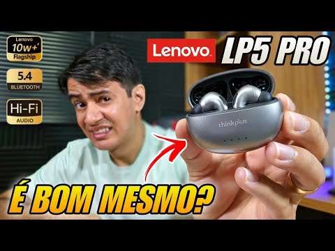 TESTEI o FONE LP5 PRO da LENOVO | UNBOXING e ANÁLISE - BARATO e BOM?
