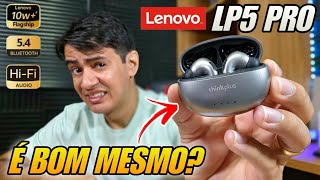 TESTEI o FONE LP5 PRO da LENOVO | UNBOXING e ANÁLISE - BARATO e BOM?