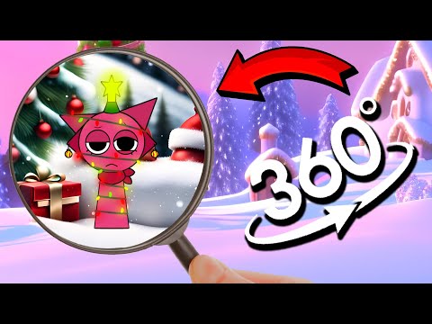 Find Wenda Christmas - Incredibox Sprunki | Finding Challenge 360º VR Video - TDC Tan