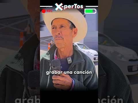 Abuelo Cantante Callejero acepta RETO para Grabar en estudio #talento #cantante #voz #talent #calle