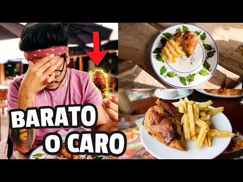 POLLO A LA BRASA BARATO VS MUY CARO | ANDYNSANE