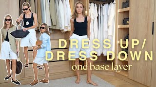 DRESS UP / DRESS DOWN - ONE BASE OUTFIT, SEVEN DIFFERENT LOOKS