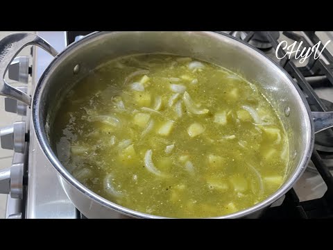 Papas en Salsa Verde | CHILE VERDE CON PAPAS