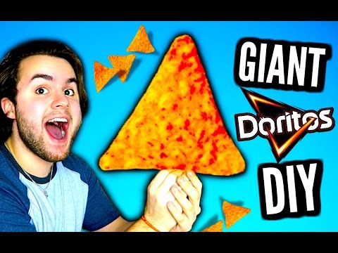 DIY Giant Doritos | How To Make HUGE Edible Dorito | Biggest Chips In The World!