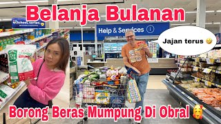 BELANJA BULANAN! Borong Beras Mumpung di Obral!  Banyak Discount 🥰