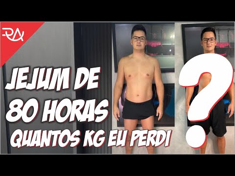 Jejum de 80 horas. Quantos kg eu perdi? - Rafael Aismoto