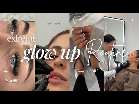 *extreme* WINTER GLOW UP ROUTINE🧖🏽‍♀️🌨️injectables, lash fill, nails & pedi, hygiene shop + more