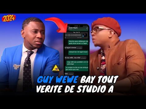 GUY WEWE PIBLIYE SCREENSHOT MESAJ LI A RIGOLO NAN LARI - GUY WEWE BAY TOUT VERITE DE STUDIO A