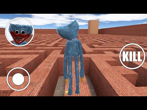 Playing as  HUGGY WUGGY in MAZE Garry's Mod