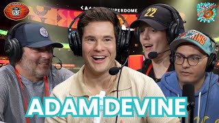 Serenading Adam Devine on Radio Row | God Bless Football