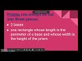 Surface Area and Volume of Prisms