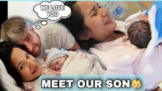 BIRTH VLOG!MEET OUR BEAUTIFUL BABY BOY👶| Dutch-filipina