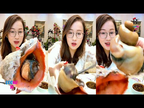 【Mukbang ASMR Seafood】She is very greedy to eat seafood lobster, octopus, crab 。61