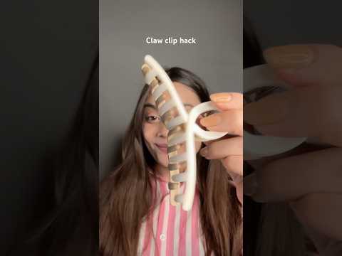 Claw clip hack#trendingshorts #trending #viralvideo #viralshorts #shorts #hairstyle #ytshorts #yt