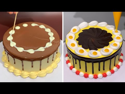 Oddly Satisfying Chocolate Cake Decorating Compilation | So Delicious Chocolate Cake Recipes