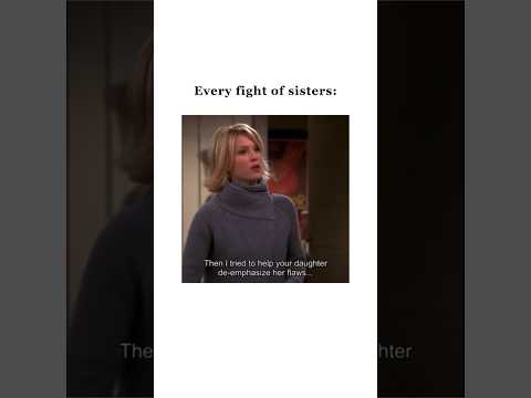 Every fight of sisters:￼ #friends #sisters #Rachel #Amy ￼