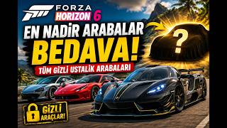Forza Horizon 6’daki EN NADİR Arabalar BEDAVA (Tüm Gizli Araç Ustalığı Arabaları)