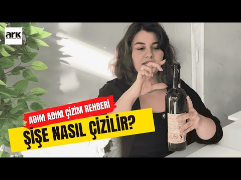 Bir şişeyi doğru çizmenin sırları!  Adım adım çizim rehberi
