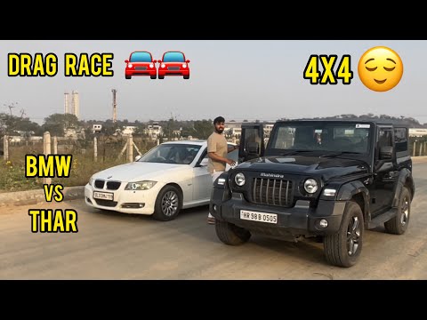 Drag Race - BMW vs THAR 4x4 🚘🔥