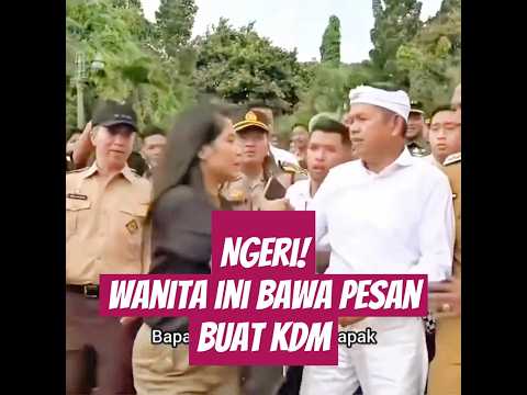 Bikin Kaget❗ Wanita misterius bawa pesan ke KDM, Gunung Salak marah.⛰