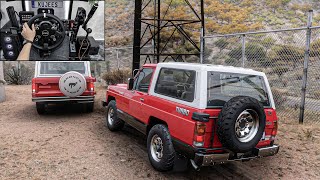 Nissan Safari & Ford bronco Offroading  -  Forza Horizon 5 | Steering Wheel Gameplay