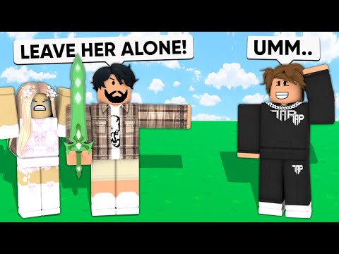 I Made A GIRL Mad, and Her DAD Joined.. (Roblox Bedwars)