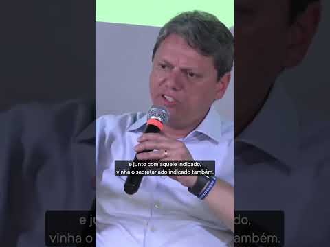 "SE NÃO FOSSE O BOLSONARO EU NÃO SERIA..." Tarcísio de Freitas no TC #shorts
