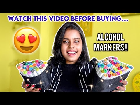 Watch this video before buying ALCOHOL MARKERS😱