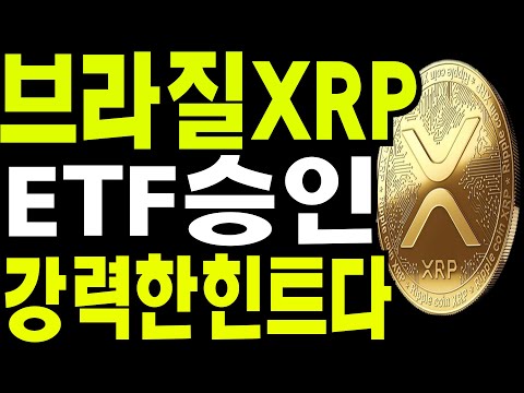 비트코인 도지코인 리플코인  브라질 XRP ETF승인  숨겨진본질? 🔥