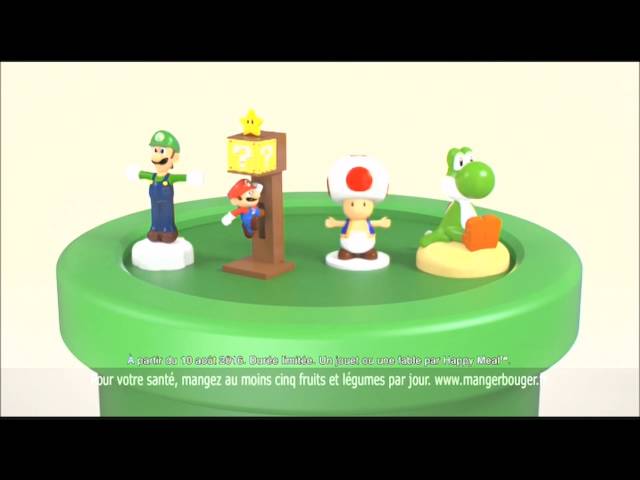 Happy Meal Mc Donalds : Super Mario - PUB TV FR [Fr TV commercial]