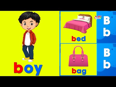 Toddler Learning Video, letter b - Alphabet for kids | ABC Kids