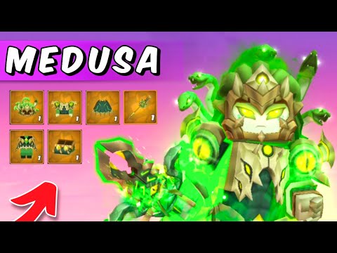 New Armor "MEDUSA" & Petrifying Spear - Skyblock