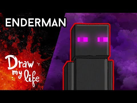 ENDERMAN, la oscura leyenda de MINECRAFT - Draw My Life