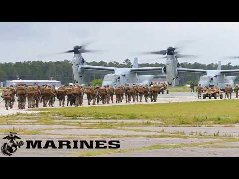 US Marine Corps. Large-Scale Air Assault Exercise in North Carolina.