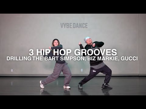 Practice the Bart Simpson, Biz Markie & Gucci | Learn 3 Hip Hop Grooves (BEGINNER FRIENDLY)