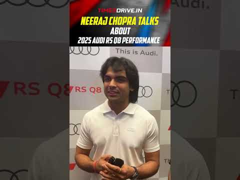 Neeraj Chopra Endorses Audi RS Q8 Performance at the Launch Event | Times Drive #shorts