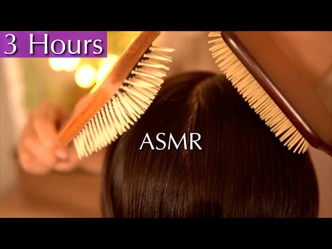 💜ASMR💜 Relax with Gentle Hair Brushing 🍀 No Talking