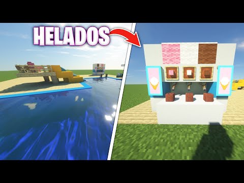 ¡CÓMO HACER una MÁQUINA DE HELADOS en MINECRAFT! 😱😍 PISCINA PROFESIONAL #Shorts #Cortos El Nono YT